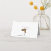 Carte De Placement Moose, 2 Bucks Place Card (Dos)