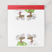 Carte De Placement Moose Holiday (Extérieur déplié)