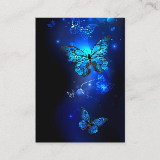 Carte De Placement Morpho Butterfly in the Dark Background (Devant)