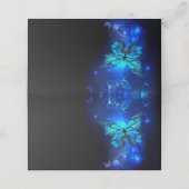 Carte De Placement Morpho Butterfly in the Dark Background (Extérieur déplié)