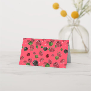 Carte De Placement Motif framboise