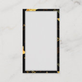 Carte De Placement Motif sans couture avec étoiles d'or (Dos)