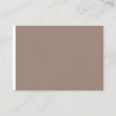 Carte De Placement mur marron avec (Devant)