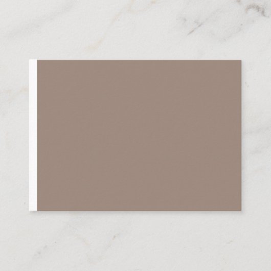 Carte De Placement mur marron avec (Devant)