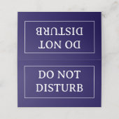 Carte De Placement NE PAS DÉRANGER | 4" x 3,5" Plié (Extérieur déplié)