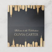 Carte De Placement New York City Party  (Extérieur déplié)