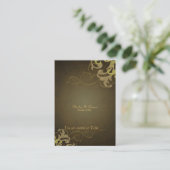 Carte De Placement Noble Gold et Brown table de défilement (Debout devant)