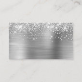 Carte De Placement Noces de mariage Argent Pailleté 25 ans (Dos)