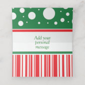 Carte De Placement Noël délirant (Intérieur déplié)