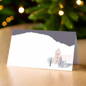 Carte De Placement Noël scandinave | Vacances