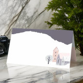 Carte De Placement Noël scandinave | Vacances