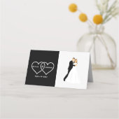 Carte De Placement Noir blanc (Dos)