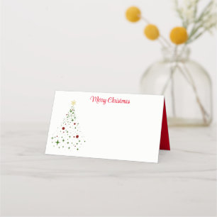 Carte De Placement Nom Carte Place-Christmas Tree Carte Place