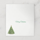 Carte De Placement Nom Carte Place-Christmas Tree Carte Place (Extérieur déplié)