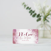 Carte De Placement Nom Customisé moderne Marble I Do Crew table (Debout devant)