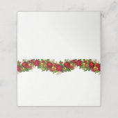 Carte De Placement Nom de la fête de Noël Carte Place (Extérieur déplié)