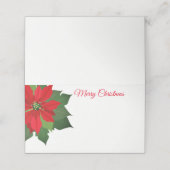 Carte De Placement Nom de la fête de Noël Carte Place (Extérieur déplié)