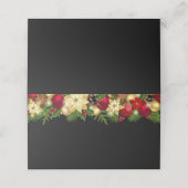 Carte De Placement Nom de la fête de Noël Carte Place (Extérieur déplié)