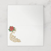 Carte De Placement Nom de la fête de vacances Place Card (Extérieur déplié)