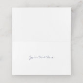 Carte De Placement Nom du Mariage aquarelle (Intérieur déplié)