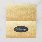 Carte De Placement Nom du siège de la table de Parties scintillant Go (Extérieur déplié)