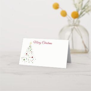Carte De Placement Nom Place Card-Christmas Tree
