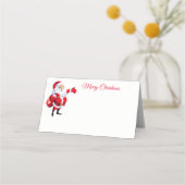 Carte De Placement Nom Place Card-Père Noël (Devant)