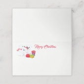 Carte De Placement Nom Place Cartes-Ours Polaires (Extérieur déplié)