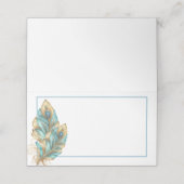 Carte De Placement Nom plié Placer Cartes-Pierres (Extérieur déplié)