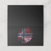 Carte De Placement Norway flag (Extérieur déplié)