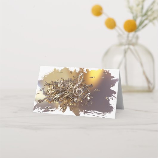 Carte De Placement Notes musicales treble clef and fa (Devant)