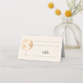 Carte De Placement Notre Adventure World Globe Carte Voyage Mariage o (Dos)