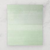 Carte De Placement Nounours twin bleu verdure fleurie (Intérieur déplié)