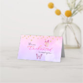 Carte De Placement Nous Sommes Enchantés De Vous Rencontrer Baby show (Dos)