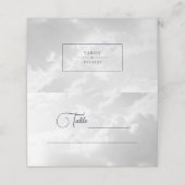 Carte De Placement Nuages Magiques Blancs Célestes (Extérieur déplié)