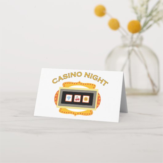 Carte De Placement Nuit du casino (Devant)