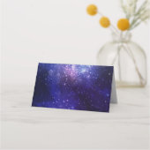 Carte De Placement Nuit sous les étoiles Galaxy (Dos)