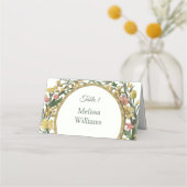 Carte De Placement Numéro de table de mariage (Devant)