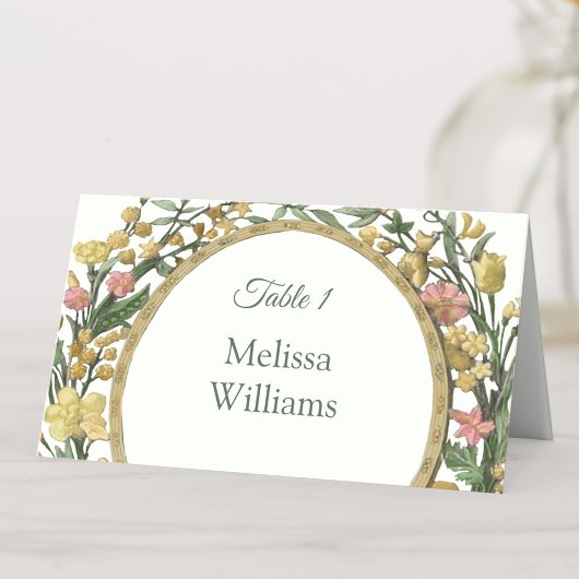 Carte De Placement Numéro de table de mariage
