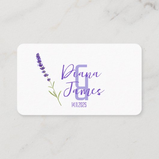 Carte De Placement Numéro de table de Mariage de prêteur minimal (Dos)