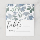 Carte De Placement Numéro de table de Mariage noir et blanc moderne (Extérieur déplié)