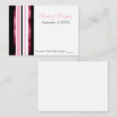 Carte De Placement Numéro de table de réception de mariage Rappel de  (Devant / Derrière)