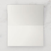 Carte De Placement Numéro de table Mariage chic (Intérieur déplié)