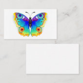 Carte De Placement Oeil de paon arc-en-ciel (Devant / Derrière)