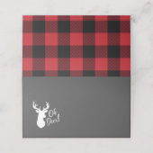 Carte De Placement Oh Deer Baby shower (Extérieur déplié)