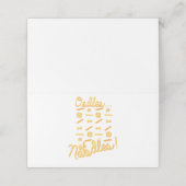 Carte De Placement Oodles de nouilles (Extérieur déplié)