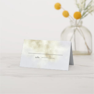 Carte De Placement Opale blanche simple
