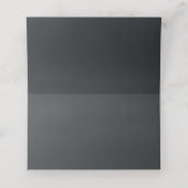 CARTE DE PLACEMENT OR ÉTOURDI FAUX NÉNUPHAR LIS FLORAL (Intérieur déplié)