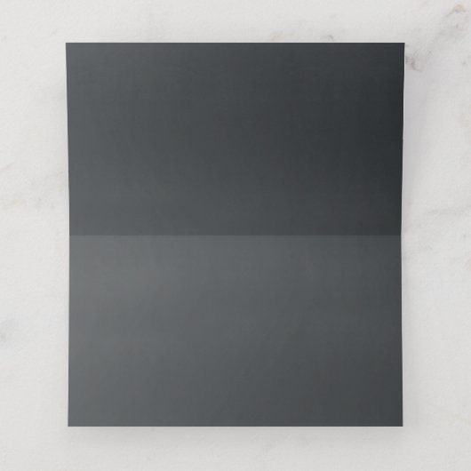 CARTE DE PLACEMENT OR ÉTOURDI FAUX NÉNUPHAR LIS FLORAL (Intérieur déplié)