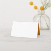 Carte De Placement Orange Rose Wedding Place Card (Dos)
